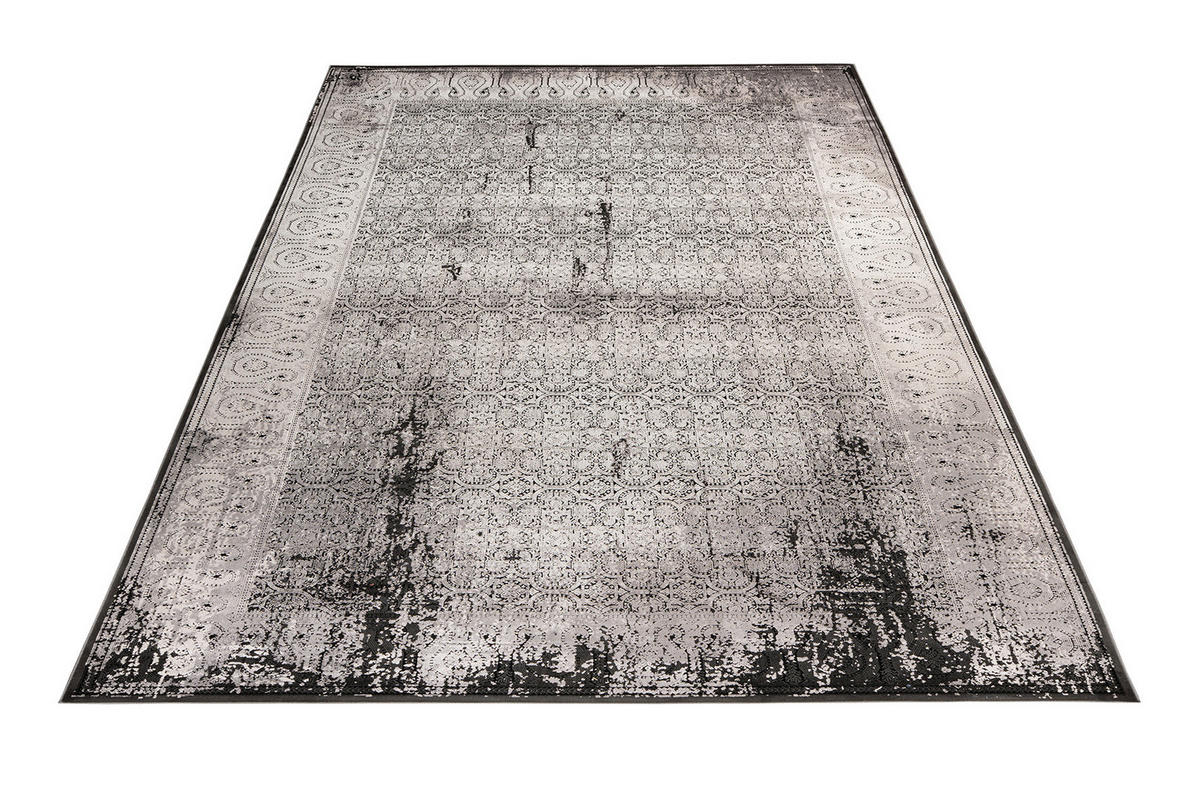 WEBTEPPICH 80/150 cm My Eden of Obsession  - Schwarz/Grau, Design, Textil (80/150cm)