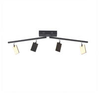 LED-STRAHLER 101/95/22,5 cm   - Schwarz, Design, Kunststoff/Metall (101/95/22,5cm) - Neuhaus PURE