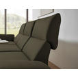 ECKSOFA  in Flachgewebe Dunkelgrün  175-224/255-365 cm  - Dunkelgrün/Schwarz, Design, Textil/Metall (175-224/255-365cm) - Dieter Knoll