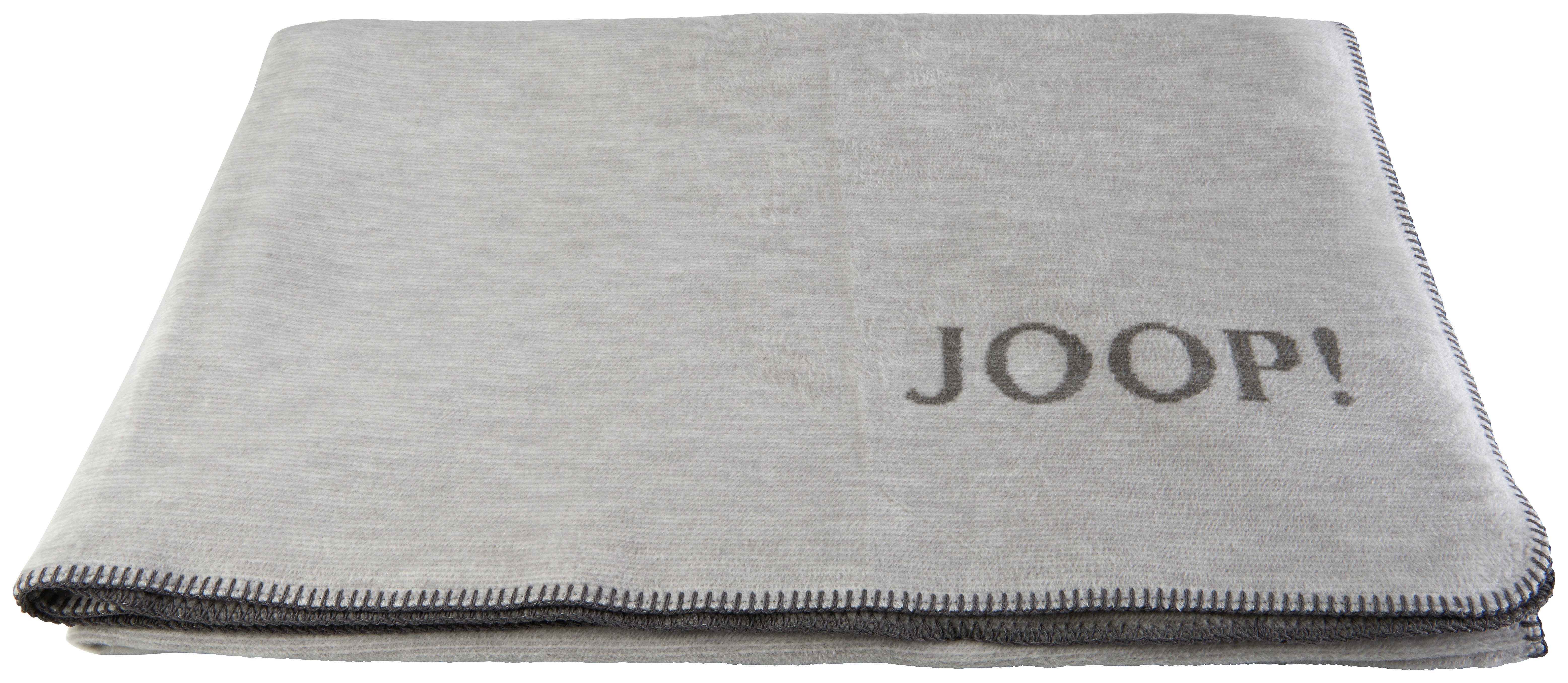 WOHNDECKE MELANGE DOUBLEFACE 150/200 cm  - Schieferfarben/Hellgrau, Design, Textil (150/200cm) - Joop!