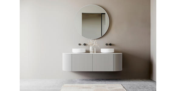 WANDSPIEGEL 80/80/2,8 cm  - Silberfarben, Trend, Glas/Metall (80/80/2,8cm) - Boxxx