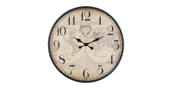 WANDUHR Multicolor  - Multicolor, Basics, Holz/Papier (80cm) - Ambia Home