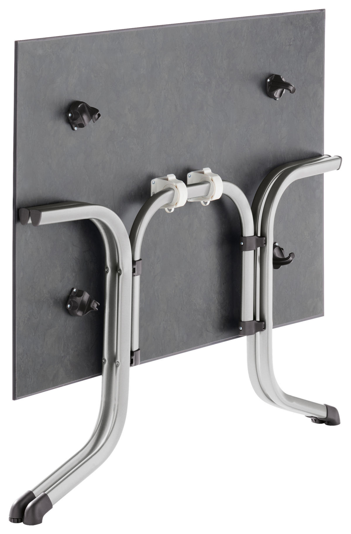 GARTENTISCH Holzwerkstoff Anthrazit, Graphitfarben rechteckig  - Anthrazit/Graphitfarben, MODERN, Holzwerkstoff/Metall (120/80/73cm) - Sieger