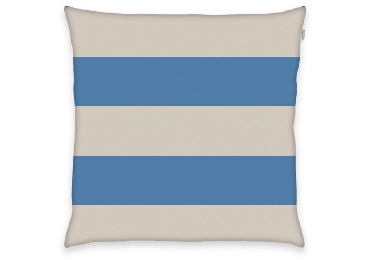 WENDEBETTWÄSCHE Renforcé 135/200 cm  - Sandfarben/Blau, Design, Textil (135/200cm) - Tom Tailor