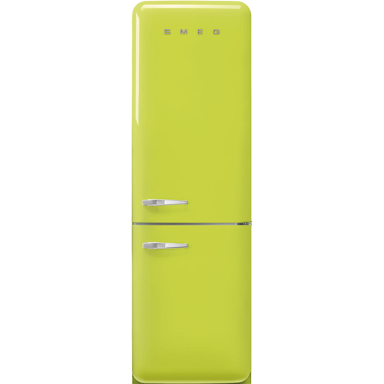 KÜHL-GEFRIER-KOMBINATION FAB32RLI5  - Limette/Grün, Basics, Metall (60/196,8/72,8cm) - SMEG