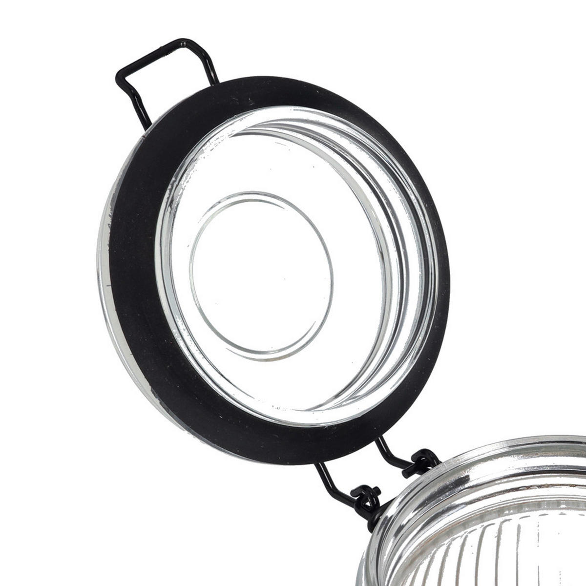 VORRATSGLAS 1 L  - Transparent, Basics, Glas (11,5/15,3/15,3cm) - Zeller Present