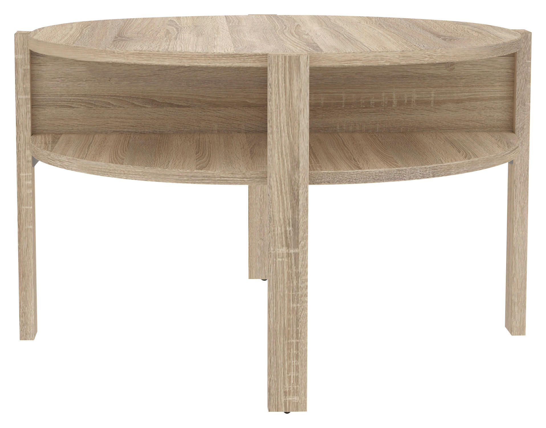 Hom`in KONFERENČNÝ STOLÍK, dub sonoma, kompozitné drevo, 74,4/74,4/45,5 cm