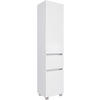 HOCHSCHRANK 40/180/35 cm  - Silberfarben/Weiß, Design, Holzwerkstoff/Kunststoff (40/180/35cm) - Held