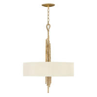 HÄNGELEUCHTE 61/61/91,5 cm  - Champagner/Goldfarben, LIFESTYLE, Metall (61/61/91,5cm) - Elstead Lighting