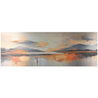 ALUMINIUMBILD Landschaft & Natur  - Multicolor, Basics, Metall (140/50/2cm) - Euroart