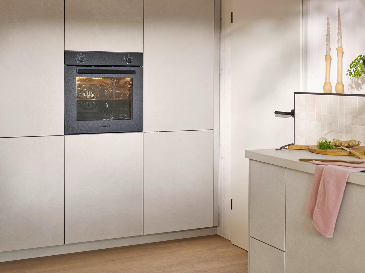 HERDSET ASET121M4295IM  - Schwarz, Basics, Glas/Metall (59,5/65,5/52,1cm) - Respekta