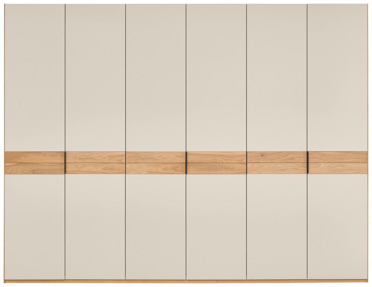 DREHTÜRENSCHRANK 299,2/229,4/59,5 cm,  in Eichefarben, Sandfarben, 6 Tür(en)  - Sandfarben/Eichefarben, Design, Holz/Holzwerkstoff (299,2/229,4/59,5cm) - Dieter Knoll