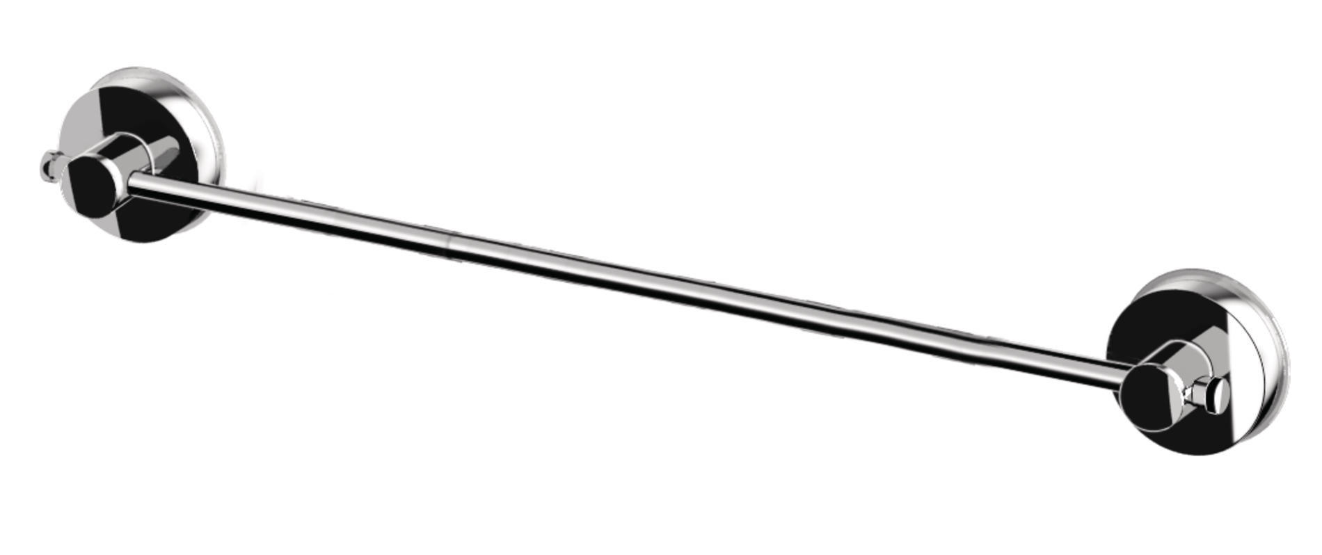 HANDTUCHSTANGE 55,5/6,5/7,2 cm  - Chromfarben, Basics, Kunststoff/Metall (55,5/6,5/7,2cm) - Sadena