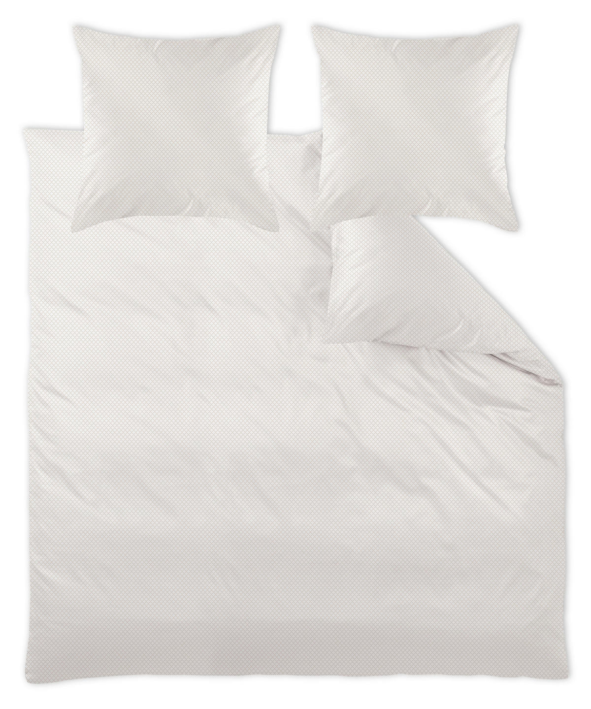 POSTELJNINA MELLOW 200/200 cm damast rjavosiva  - rjavosiva, Konvencionalno, tekstil (200/200cm) - Curt Bauer