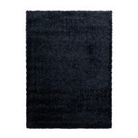 KOBEREC S VYSOKÝM VLASEM, 160/230 cm, černá - černá, Basics, textil (160/230cm) - Novel