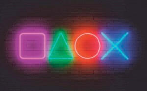 FUßMATTE 90/145 cm Neon Gaming  - Multicolor, Trend, Kunststoff/Textil (90/145cm) - Esposa