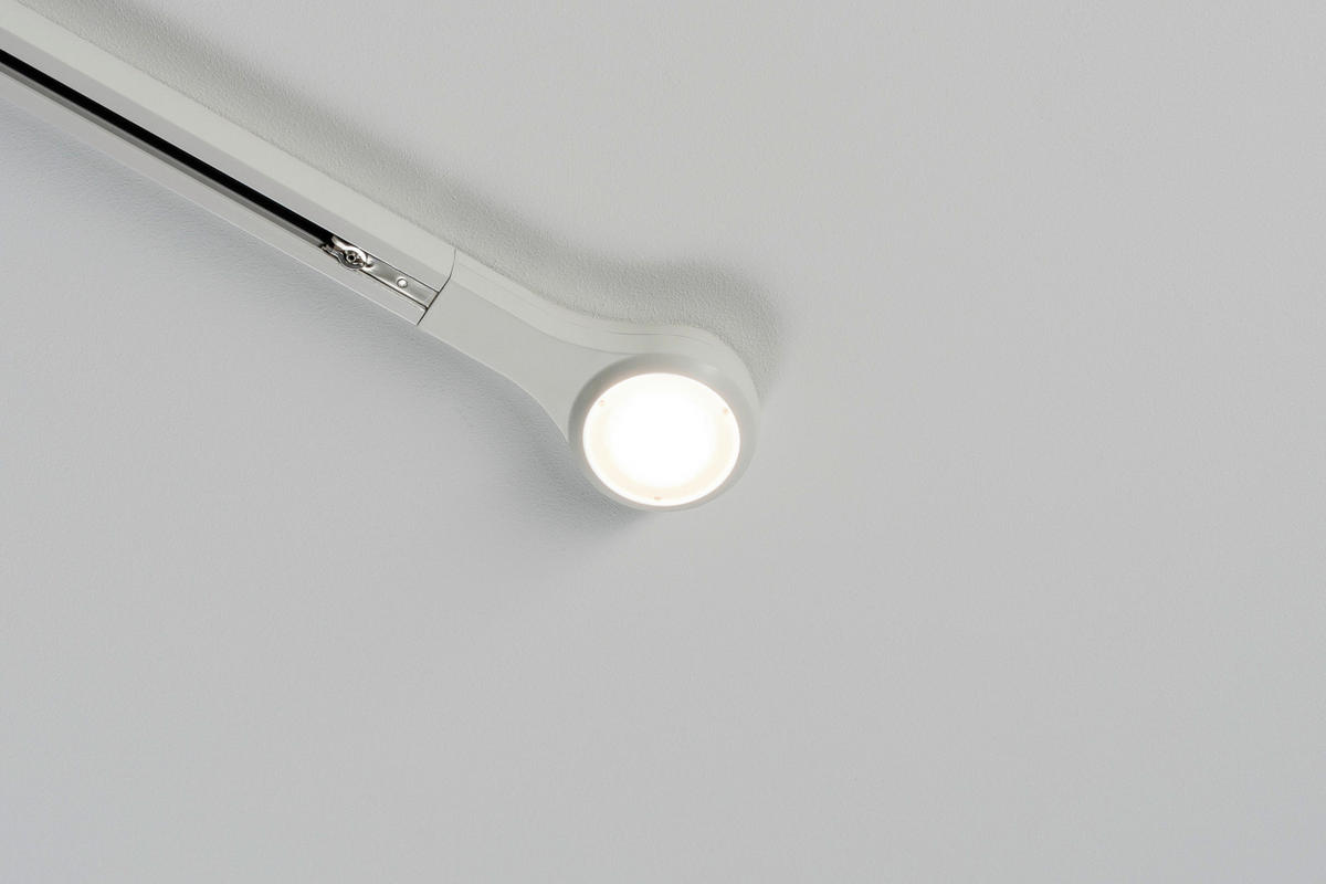 SCHIENENSYSTEM-ENDKAPPE URail 14,1/2,7/5,7 cm   - Weiß, Design, Metall (14,1/2,7/5,7cm) - Paulmann