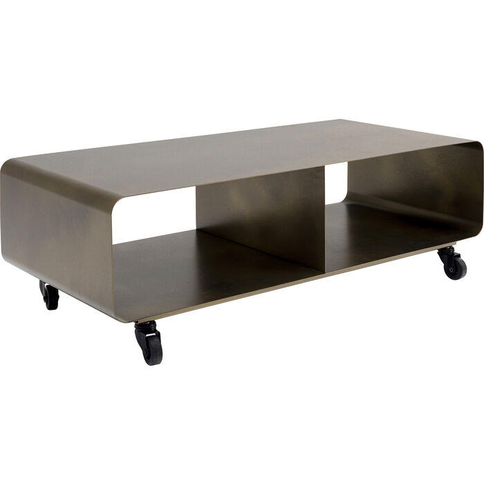 TV-ELEMENT - Bronzefarben, Design, Kunststoff/Metall (90/30/42cm) - Kare-Design