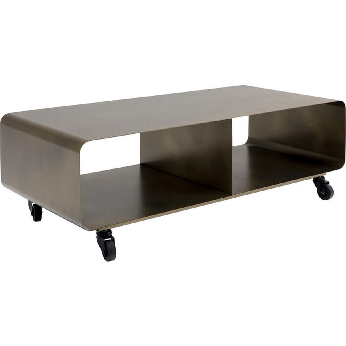 TV-ELEMENT - Bronzefarben, Design, Kunststoff/Metall (90/30/42cm) - Kare-Design