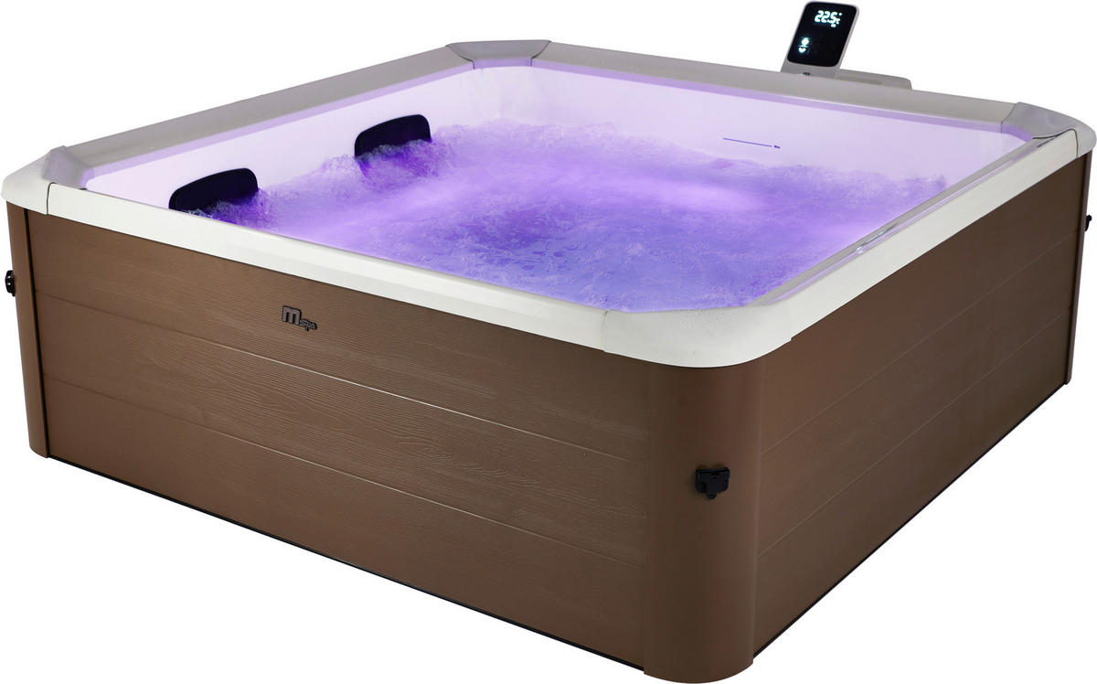 WHIRLPOOL MSPA OSLO AMBER 160/160/65 cm  - Braun, KONVENTIONELL, Kunststoff (160/160/65cm)