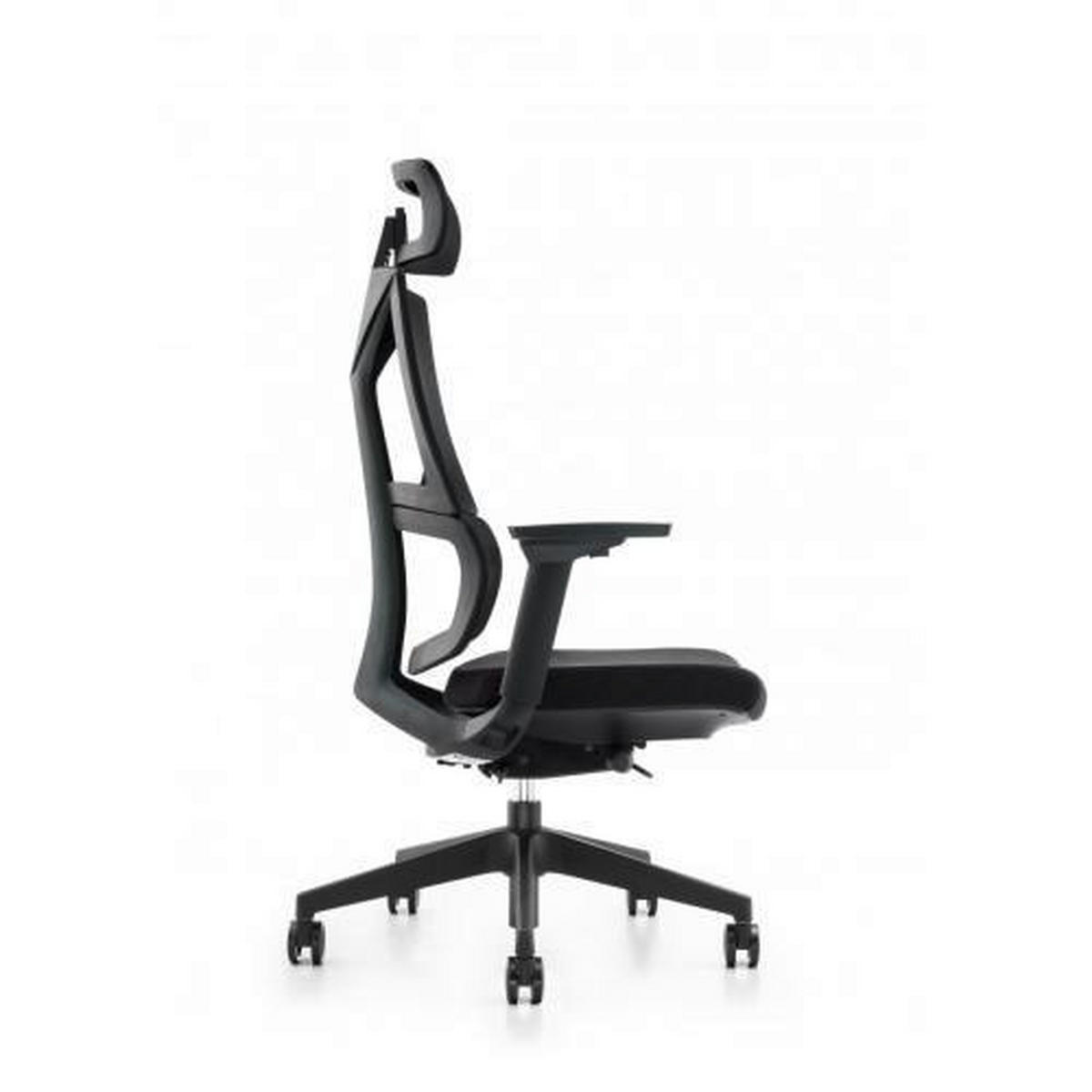 STOLAC UREDSKI    - crna, Moderno, tekstil/metal (60/120/60cm)