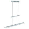 LED-HÄNGELEUCHTE 64/150 cm  - Chromfarben/Nickelfarben, KONVENTIONELL, Glas/Metall (64/150cm)