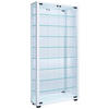VITRINE in Weiss  - Weiss, Modern, Glas/Holzwerkstoff (59/114,8/18cm) - MID.YOU