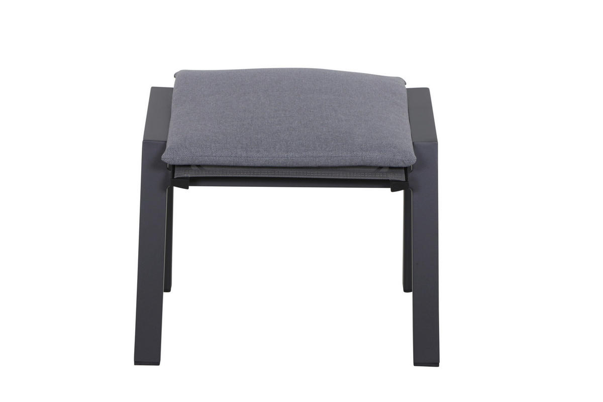 GARTENHOCKER in  - Anthrazit, Basics, Kunststoff/Textil (57/44,5/49,5cm) - Siena Garden