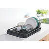 GESCHIRRABTROPFKORB   - Dunkelgrau, Design, Metall (38,6/14,2/49,2cm) - Brabantia