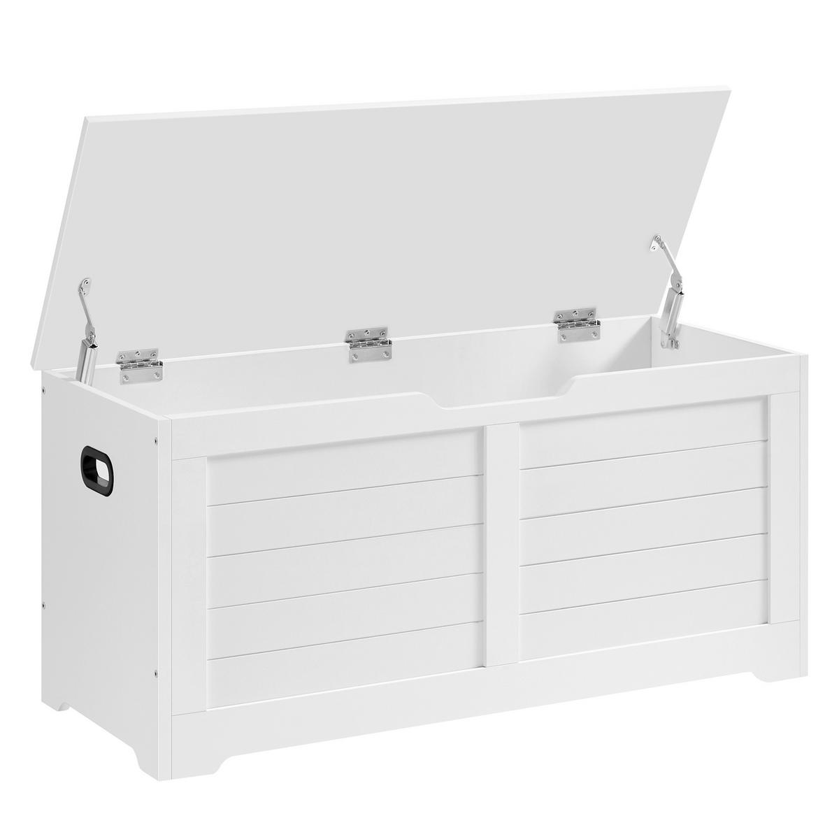 TRUHLA, 100/46/40 cm - bílá, Trend, kompozitní dřevo (100/46/40cm) - Boxxx