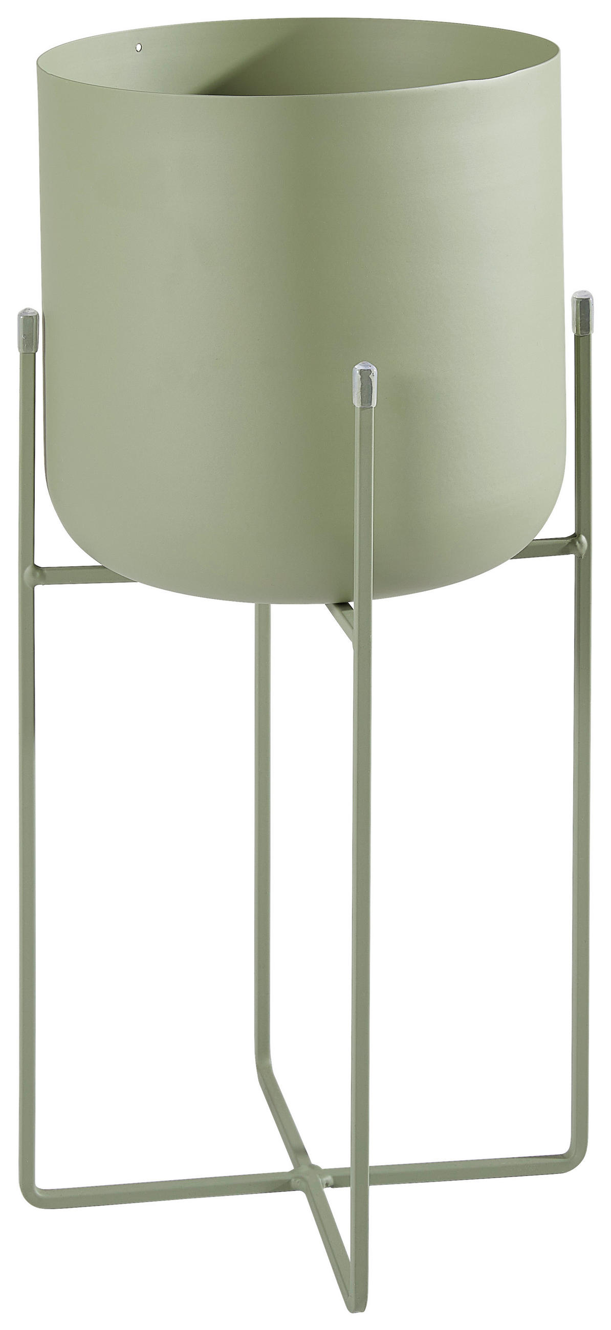 PFLANZENTOPF   - Grün, Trend, Metall (20/45cm) - Ambia Home