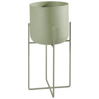 PFLANZENTOPF   - Grün, Trend, Metall (20/45cm) - Ambia Home