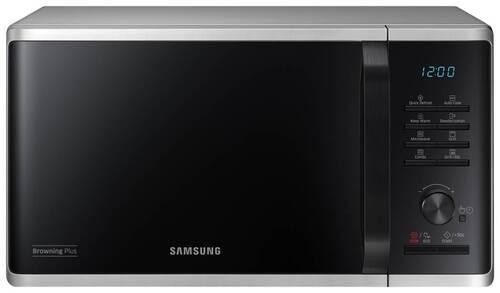 MIKROWELLE MG23K3515AS  - Silberfarben/Schwarz, Basics, Keramik/Kunststoff (49/27,5/39cm) - Samsung