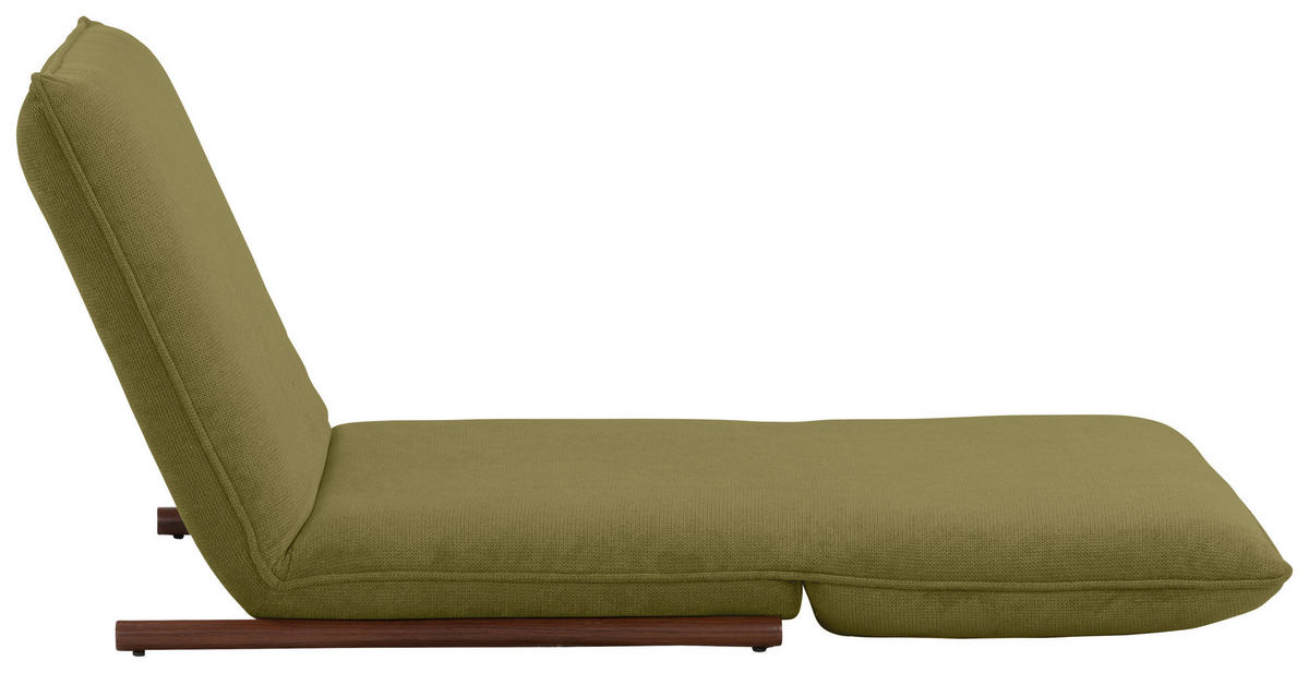 SESSEL in Samt Grün, Dunkelbraun  - Dunkelbraun/Grün, Design, Textil/Metall (93/97/80cm) - MID.YOU