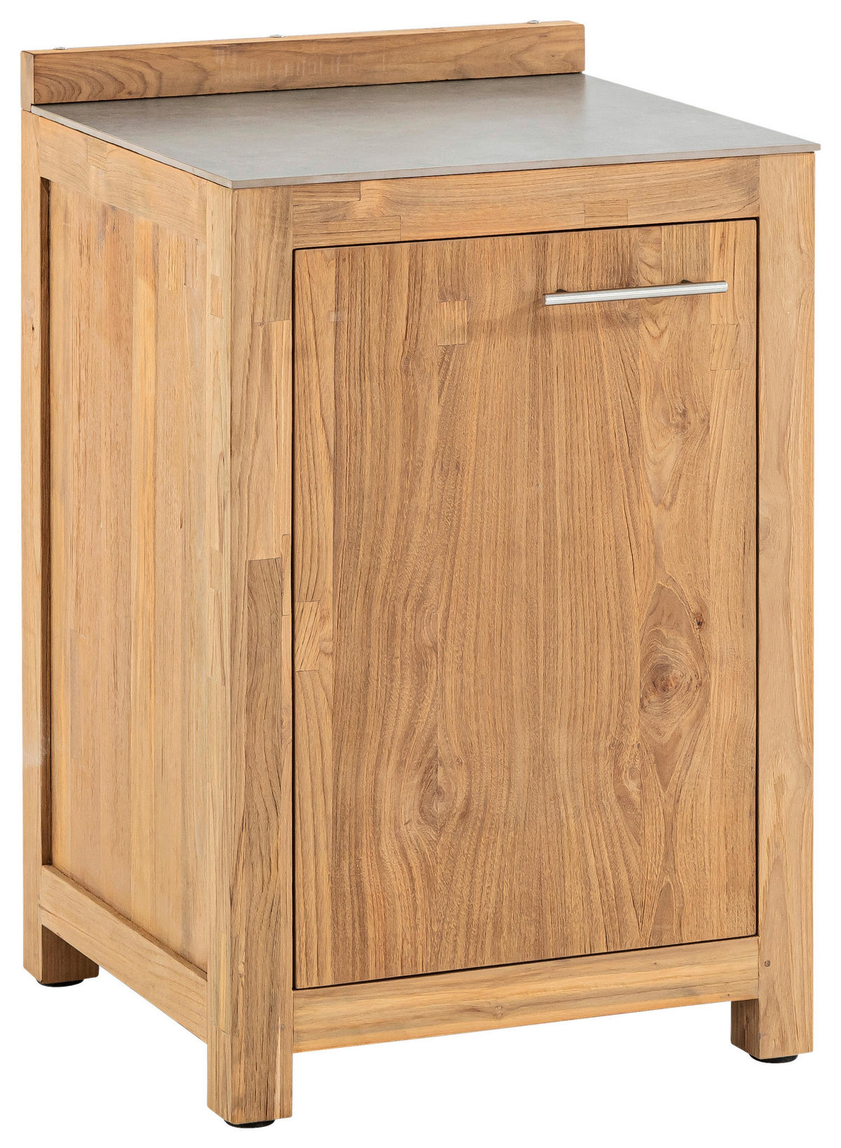 OUTDOORKÜCHE - Edelstahlfarben/Titanfarben, Trend, Holz/Keramik (60/94,7/57,5cm)