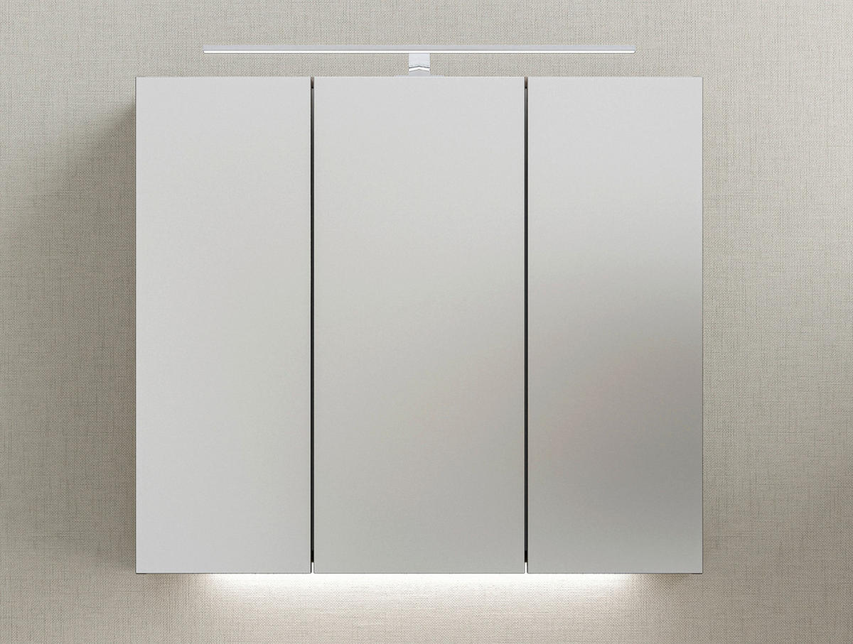 TÜKRÖS SZEKRÉNY 80/70,3/17 cm  - krómszínű/sötétszürke, Konventionell, faalapú anyag/üveg (80/70,3/17cm) - Dieter Knoll