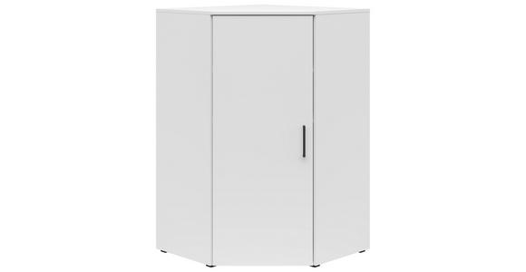 ECKKOMMODE 71,5/115/71,5 cm in Weiß - Anthrazit/Schwarz, MODERN, Holzwerkstoff/Kunststoff (71,5/115/71,5cm) - Carryhome