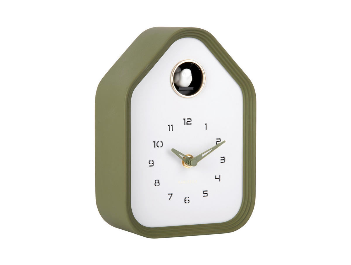 WANDUHR Reina Grün 14/20/7 cm  - Grün, Basics, Kunststoff (14/20/7cm) - Karlsson