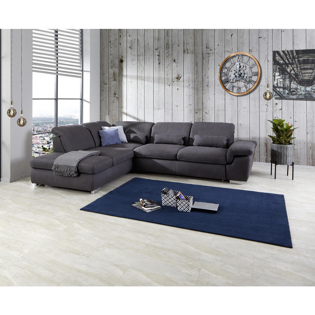 Thumbnail - Mid.you Wohnlandschaft, Anthrazit, Textil, 4-Sitzer, L-Form, 320x260 cm, Wohnzimmer, Sofas & Couches, Wohnlandschaften, ...