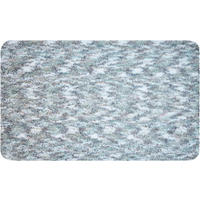BADEMATTE Grund Silberfarben 65/115 cm  - Silberfarben, Basics, Kunststoff/Textil (65/115cm) - Grund