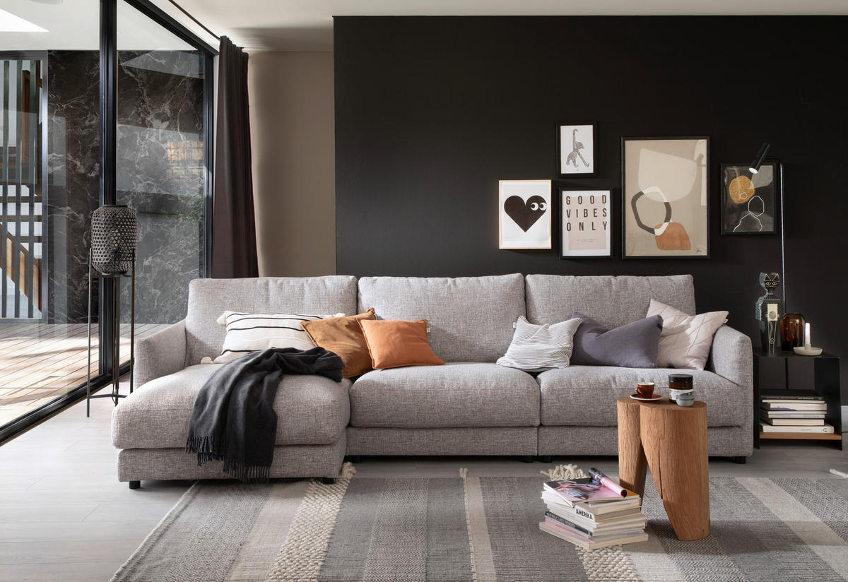 HANDWEBTEPPICH 140/200 cm Botana Grau, Beige  - Beige/Grau, KONVENTIONELL, Textil (140/200cm) - Schöner Wohnen