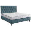 BOXBETT 180/200 cm  in Grau  - Schwarz/Naturfarben, Design, Holzwerkstoff/Textil (180/200cm) - home24