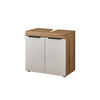 WASCHBECKENUNTERSCHRANK 60/56/34 cm  - Weiss/Eichefarben, Basics, Holzwerkstoff/Kunststoff (60/56/34cm) - MID.YOU