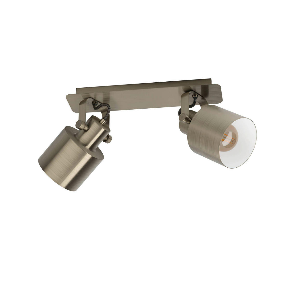 STRAHLER 47/11/21 cm   - Goldfarben/Creme, Design, Metall (47/11/21cm) - Eglo