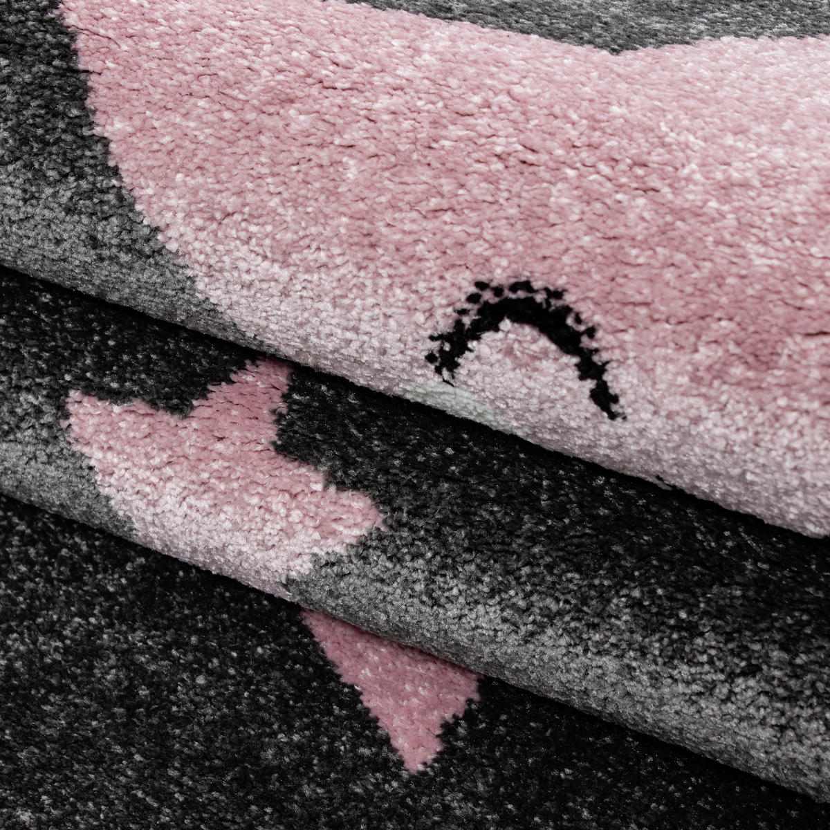 KINDERTEPPICH 160/230 cm Kids  - Pink/Grau, Trend, Textil (160/230cm) - Ben'n'jen