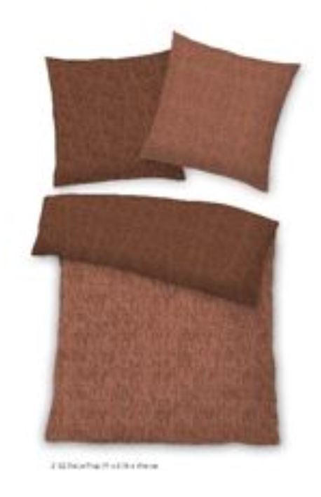 OBOJSTRANNÁ POSTEĽNÁ BIELIZEŇ, hrdzavá, 140/200 cm - hrdzavá, Design, textil (140/200cm) - Dieter Knoll
