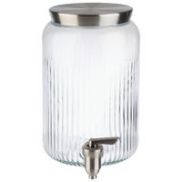 GETRÄNKESPENDER - Klar, Basics, Glas/Metall (16/16/25cm)