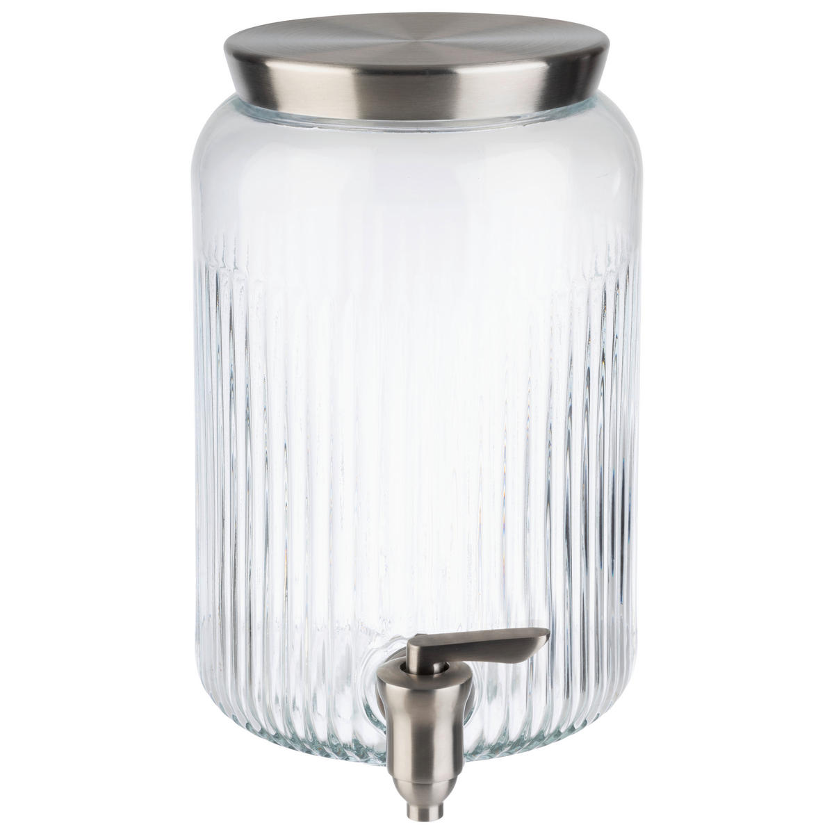 GETRÄNKESPENDER - Klar, Basics, Glas/Metall (16/16/25cm)