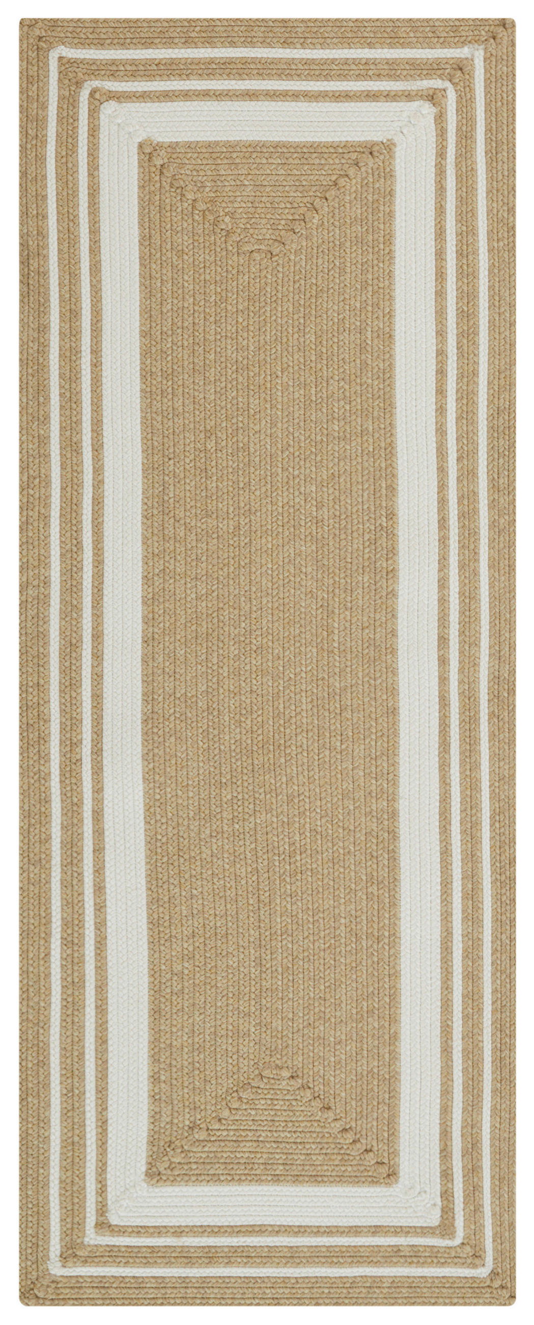 LÄUFER 80/200 cm Braided  - Beige/Creme, Design, Kunststoff (80/200cm)