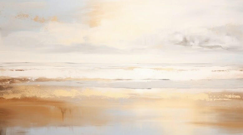 ALUMINIUMBILD Strand & Meer  - Multicolor, Basics, Metall (180/100/2cm) - Euroart